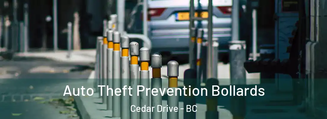  Auto Theft Prevention Bollards Cedar Drive - BC