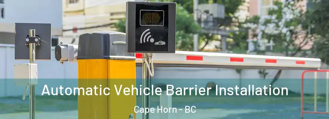  Automatic Vehicle Barrier Installation Cape Horn - BC
