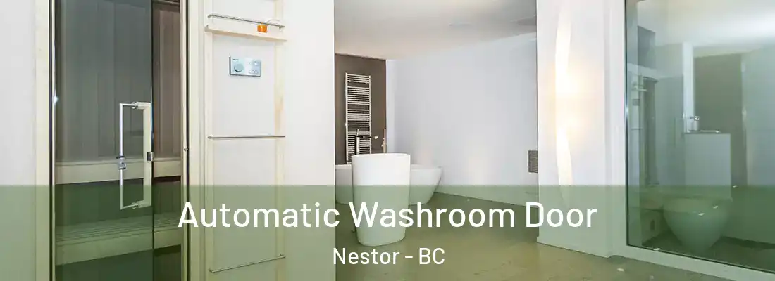  Automatic Washroom Door Nestor - BC