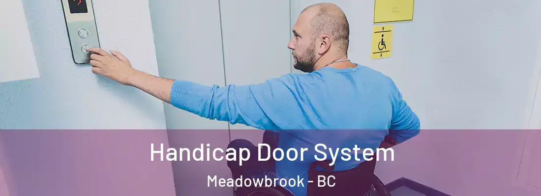  Handicap Door System Meadowbrook - BC