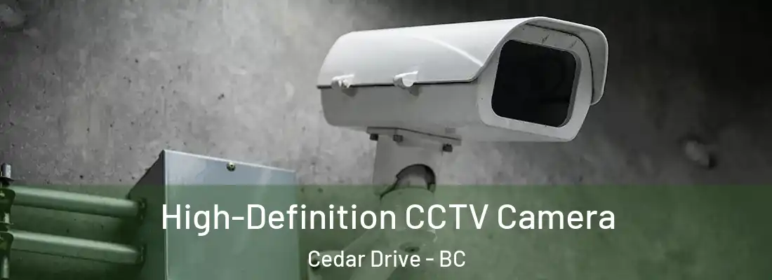  High-Definition CCTV Camera Cedar Drive - BC