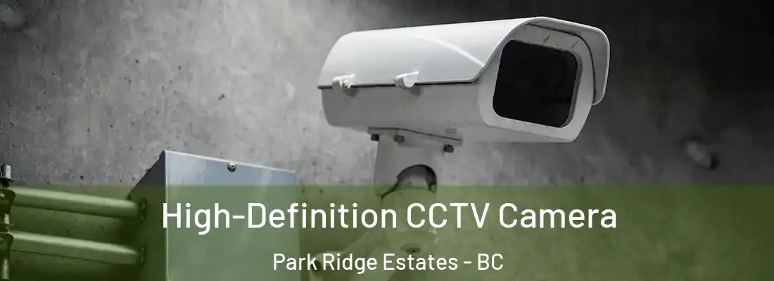  High-Definition CCTV Camera Park Ridge Estates - BC