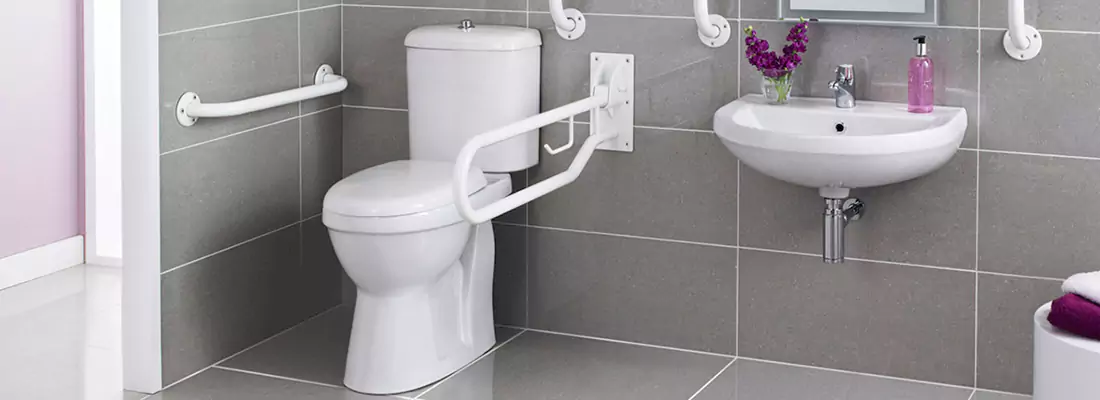 Modern Handicap Bathroom Solutions with Safety Features in Smiling Creek, BC