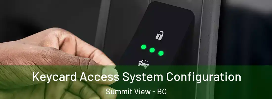  Keycard Access System Configuration Summit View - BC
