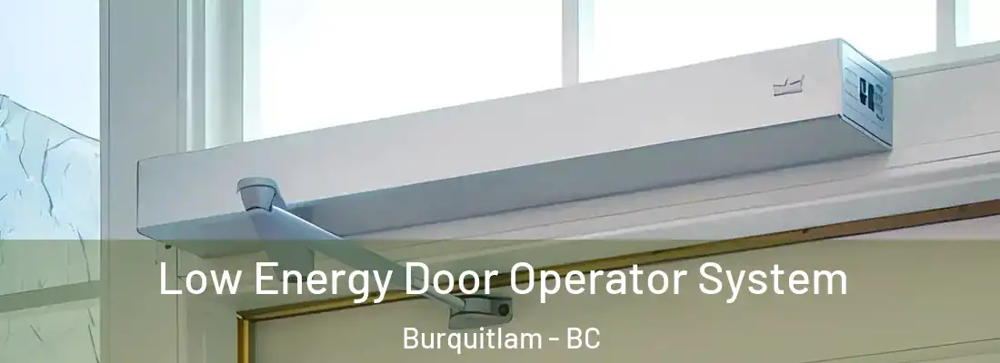  Low Energy Door Operator System Burquitlam - BC