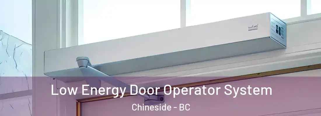  Low Energy Door Operator System Chineside - BC
