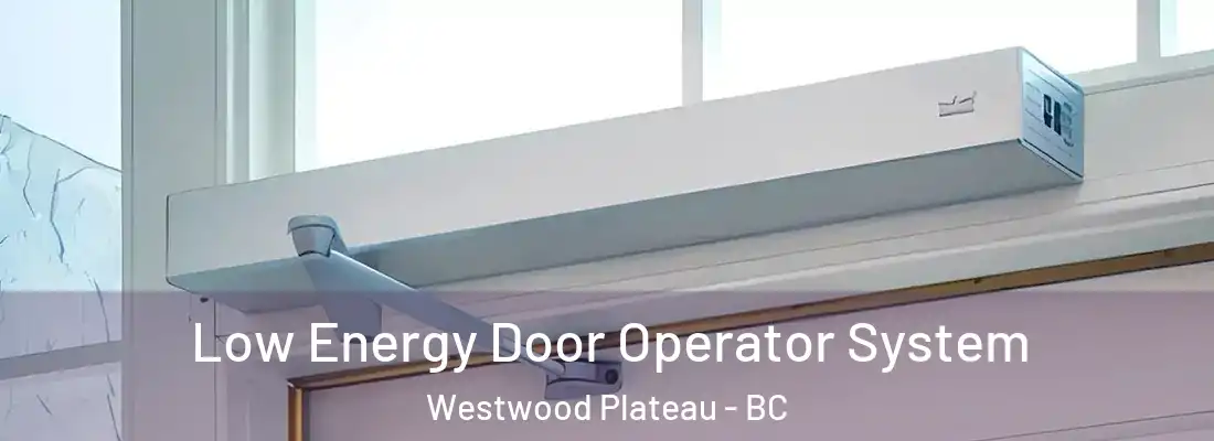  Low Energy Door Operator System Westwood Plateau - BC
