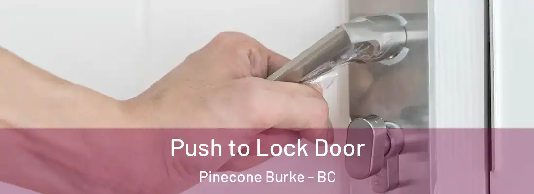  Push to Lock Door Pinecone Burke - BC