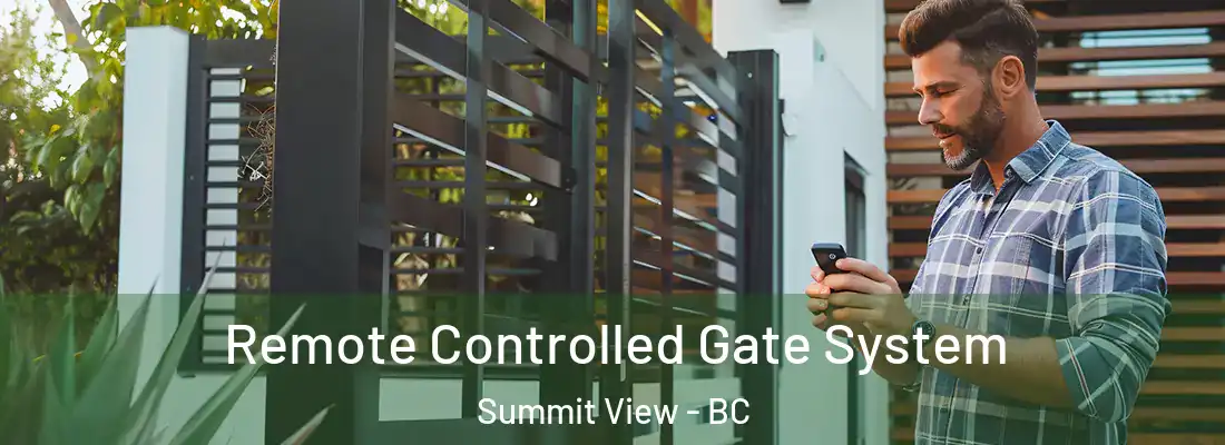  Remote Controlled Gate System Summit View - BC