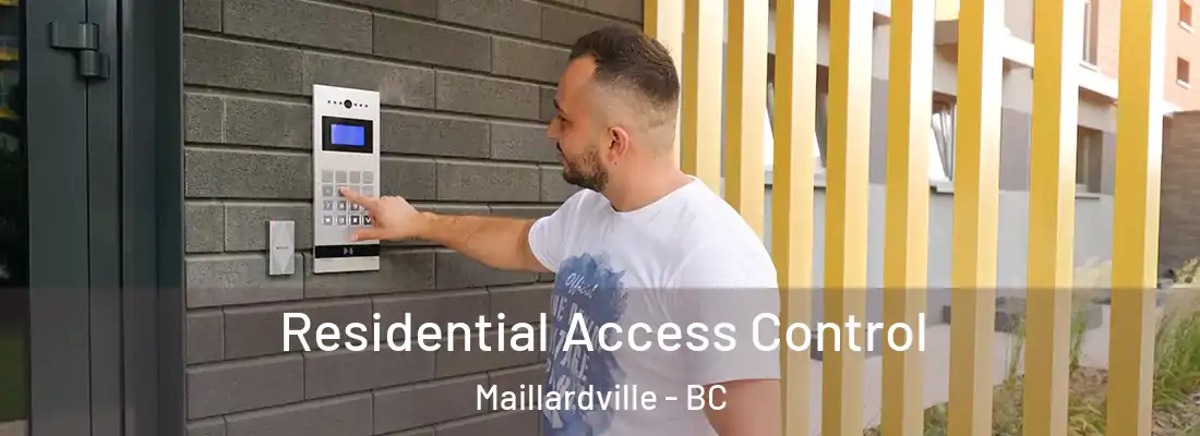  Residential Access Control Maillardville - BC