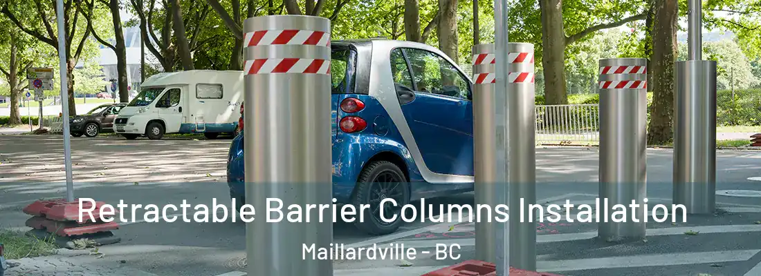  Retractable Barrier Columns Installation Maillardville - BC