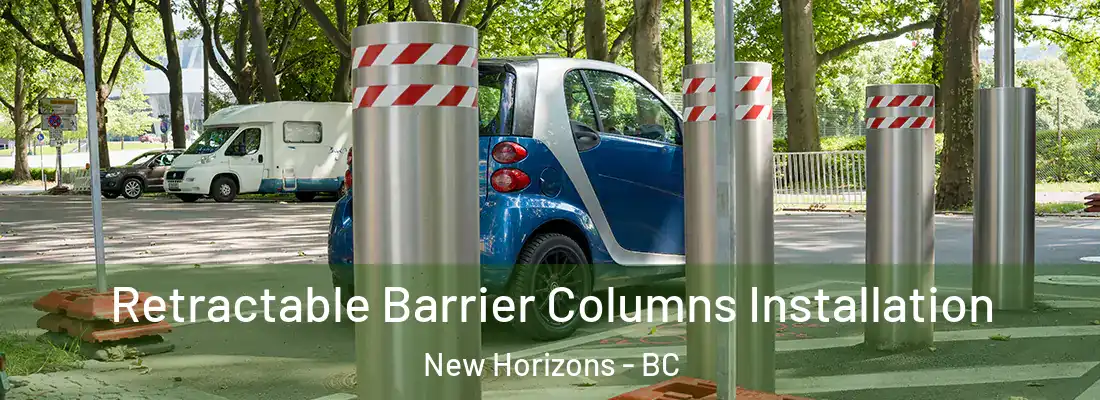  Retractable Barrier Columns Installation New Horizons - BC