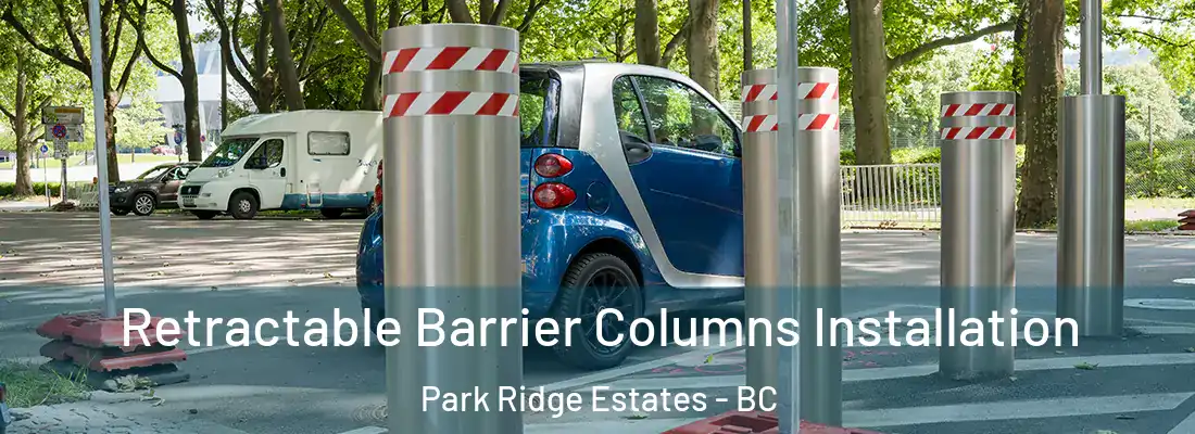  Retractable Barrier Columns Installation Park Ridge Estates - BC