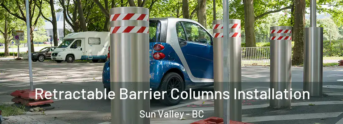  Retractable Barrier Columns Installation Sun Valley - BC