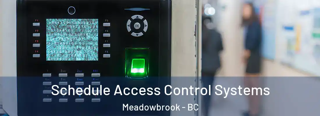  Schedule Access Control Systems Meadowbrook - BC