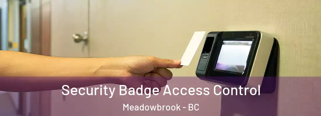  Security Badge Access Control Meadowbrook - BC