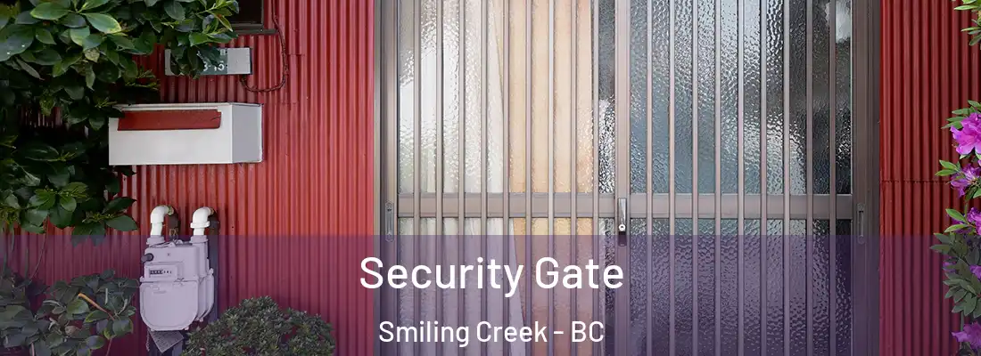  Security Gate Smiling Creek - BC