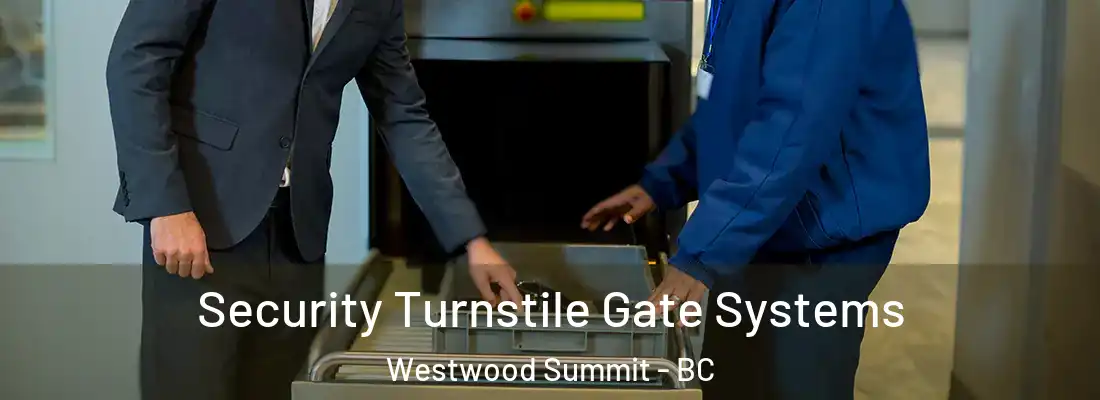  Security Turnstile Gate Systems Westwood Summit - BC